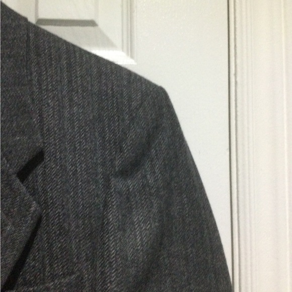 Vintage Virgin Wool Charcoal Men's Sport Coat - Picture 5 of 6